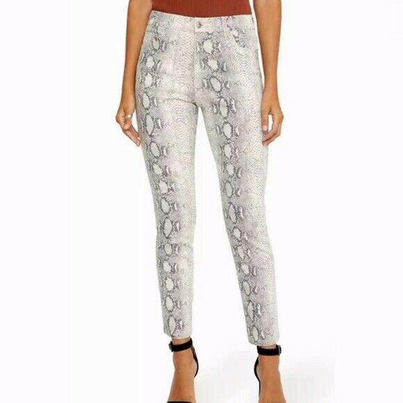 Joe’s Jeans The Luna High Rise Cigarette Ankle Snake Print Jeans Size 25 NWT - Picture 1 of 12